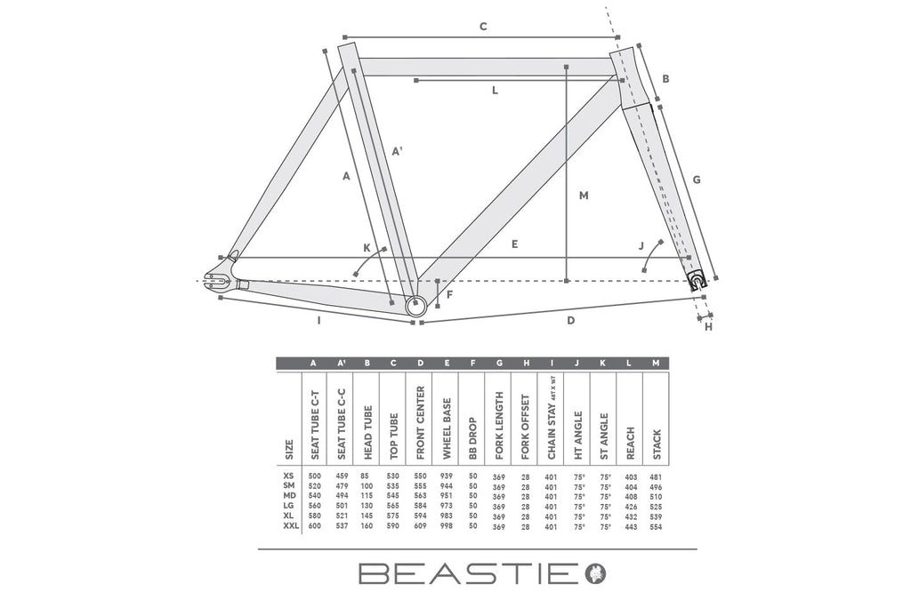 Beastie Complete Bike - Black Gloss - Tyrant Bikes USA