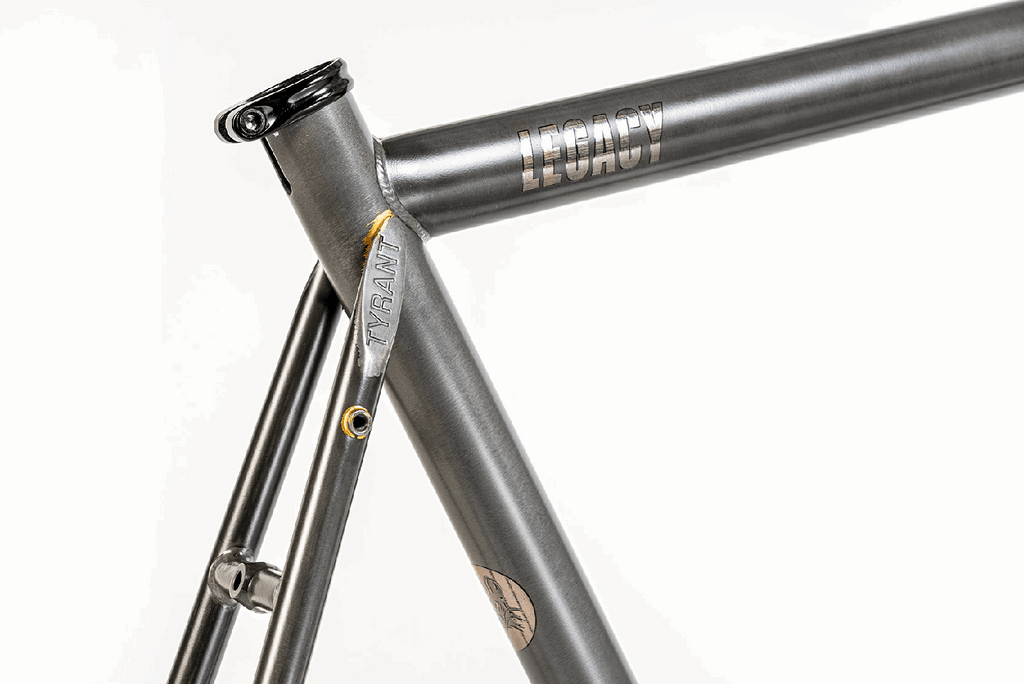 Legacy Raw Steel Matte - Tyrant Bikes USA