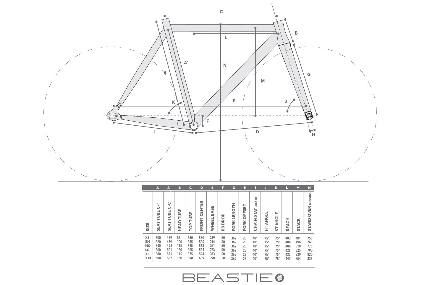 Beastie Satin Black - Tyrant Bikes USA $449.00